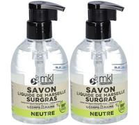 MKL Savon Liquide de Marseille Surgras Neutre 2x300 ml