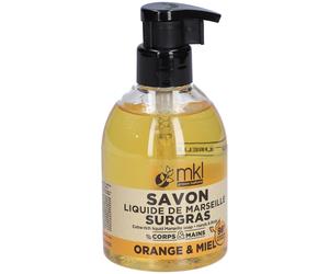 MKL Savon Liquide de Marseille Surgras Orange & Miel 300 ml