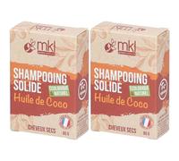 mkl SHAMPOOING SOLIDE - HUILE DE COCO Shampooing 2x65 g