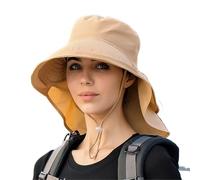 MKLHAVB Chapeaux De Créateur Légers avec Visière for Queue De Cheval, Bobs D'été for Femmes, À Large Bord, Protection des Yeux, Protection Solaire, Chapeau De Soleil Chapeau de Soleil Homme(Brown)