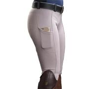 MKLHAVB Pantalons d'équitation for Femmes et Hommes, Pantalons Taille Haute, Culottes d'équitation élastiques(White,XL)