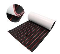 MKLHAVB Tapis de Sol en Mousse EVA autocollante 2400 x 550 5 mm for Bateau, Yacht, Camping-Car, Caravane, terrasse, Imitation Teck(Red 2400x410x5mm)