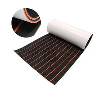 MKLHAVB Tapis de Sol en Mousse EVA autocollante 2400 x 550 5 mm for Bateau, Yacht, Camping-Car, Caravane, terrasse, Imitation Teck(Qrange2400x550x5mm)