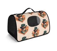MKLYR Sac de transport pour animal de compagnie, portrait de personne imprimé pour animal domestique, sac à main en maille respirante, coussin doux, sac de voyage pour animal domestique, sac de