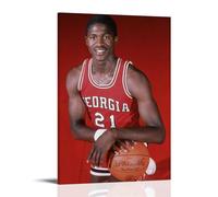 MKLYUA Dominique Wilkins Poster sur toile classique imperméable à l'eau et à la décoloration Décoration murale universelle Peinture à offrir à un ami ou un professeur 30 x 45 cm