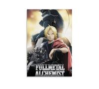 MKLYUA Fullmetal Alchemist Poster sur toile classique imperméable à l'eau Décoration murale universelle Peinture à offrir à un ami ou un professeur 20 x 30 cm Sans cadre