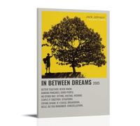 MKLYUA In Between Dreams par Jack Johnson Poster sur toile classique imperméable à l'eau et à la décoloration Décoration murale universelle à offrir à un ami ou un professeur 60 x 90 cm