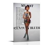 MKLYUA Raye My 21St Century Blues Poster sur toile classique imperméable à l'eau Décoration murale universelle Peinture à offrir à un ami ou un enseignant 30 x 45 cm