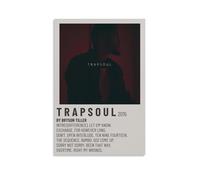 MKLYUA Trapsoul by Bryson Tiller Poster sur toile classique imperméable à l'eau Décoration murale universelle Peinture à offrir à un ami ou un professeur 30 x 45 cm Sans cadre