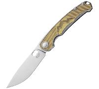 MKM ECLIPSE - MAGNACUT SATIN bld - Cadre Ti, Revêtement ULTEM Linerlock MK EL-USW
