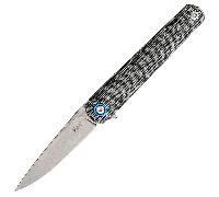 MKM FLAME LIGHT Titane - Finition pierre foncée BÖHLER M390 - DROP POINT MK FL01L-BC