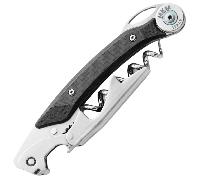 MKM OMNIA - TIRE-BOUCHON, SPIRALE EN ACIER INOXYDABLE ET SYSTÈME À DOUBLE LEVIER DLS AVEC DÉCAPSULEU