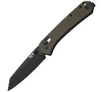 MKM YIPPER - MAGNACUT BLACK COAT.lame - OD GREEN G10 manche, CROSS BAR LOCK MK YP-GODB