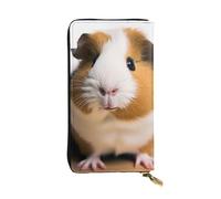 MKNAZ Joli portefeuille long en cuir imprimé animal de compagnie pour homme et femme avec 12 emplacements pour cartes, Noir , Taille unique, Moderne