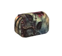 MKNAZ Présentation de divers motifs de légumes - Double couche de grande capacité avec double fermeture éclair - pour les étudiants, les artistes et les voyageurs, Rose gothique 1, Taille unique