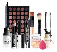 MKNZOME Kit de maquillage professionnel avec trousse de maquillage portable pour anniversaire, Noël, fard à paupières, correcteur de teint pour femmes et filles