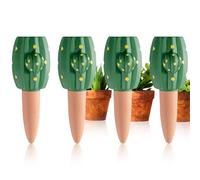 MKNZOME Oyas a Planter Terre Cuite, 4 Pièces Arrosage Goutte à Goutte Ollas Terre Cuite Arrosage Automatique Plantes Irrigation Goutte a Goutte Bouteille pour Jardin Maison Intérieur Extérieur