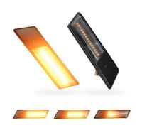 MKptopia 2 feux de position latéraux dynamiques à LED avec clignotants séquentiels, compatibles avec les modèles B-MW Série 7 E32, Série 5 E34 et Série 3 E36 - blanc cristallin (version mise à jour)