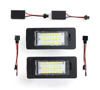 MKptopia 2 feux LED pour plaque d'immatriculation compatibles avec Au-di A5 A1 A4 B8 Allroad 4D A6 A7 TT TTS S6 S5 2D 5D