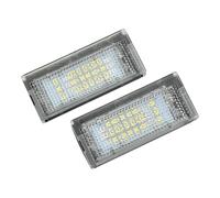 MKptopia 2 pcs LED éclairage de plaque d'immatriculation compatible avec B-MW 3-Series E46 4D Touring 1998-2005 51138236269/51138236854