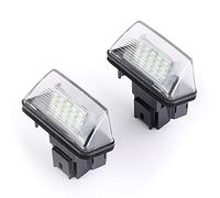 MKptopia 2 pcs LED plaque d'immatriculation Compatible avec Peu-geot 206 207 207 306 307 308 406 406 5008 M49 M59 B9 C3 C4 C5