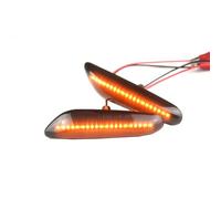 MKptopia 2 pièces Marqueur latéral dynamique Led, indicateur de lumière clignotante, lampe de signalisation compatible avec B-MW E82 E88 E90 E91 E92 E93 E60 E61 E84 (Noir(Jacobo))