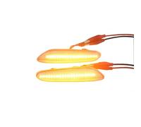 MKptopia 2 pièces Marqueur latéral dynamique Led, indicateur de lumière clignotante lampe de signalisation compatible avec B-MW E82 E88 E90 E91 E92 E93 E60 E61 E84-Blanc cristal