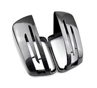 MKptopia Coques de rétroviseurs Coquille de rétroviseur latéral Style plastique ABS Compatible avec Be-nz A B C E S CLA GLK GLA Classe W176 W246 W204 W212 W221 X156 C117-Fibre de carbone