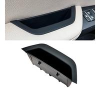 MKptopia LHD Nouvelle Voiture Intérieur Porte Accoudoir Panneau Couvercle Poignée Boîte de Rangement Accoudoir Cadre Compatible avec B-MW X3 X4 F25 F26 2011-2017-Noir