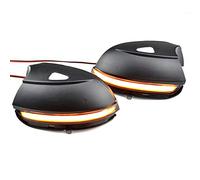 MKptopia Lot de 2 clignotants dynamiques à aile latérale LED Compatible avec VW Pa-ssat CC B7 Be-etle Sciro-cco EOS Je-tta MK6