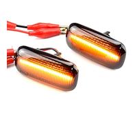 MKptopia Lot de 2 clignotants dynamiques LED avec indicateur latéral de garde-boue, indicateur séquentiel compatible avec AUDI A3 S3 8P A4 S4 RS4 B6 B7 A6 S6 RS6 C6