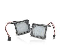 MKptopia Lot de 2 lampes LED pour le sol sous le rétroviseur latéral compatible avec For-d Fo-cus 2002-2018 C-Max 2003-2010 Kuga 2008-2012 Escape 2015-2016