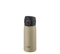 MKR-W35NCS Tiger Bouteille d'eau thermos 350 ml en acier inoxydable avec couvercle et fermeture intégrés Facile à laver seulement 3 pièces, bouchon facile, isolation sous vide