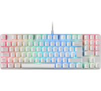MKREVOPROWBPT Blanc, Mechanical RGB Gaming Clavier, TKL+ Num, Bleu Switch, Portugais