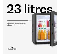 MKS-12 Minibar 24 litres classe E verre noir 0dB E