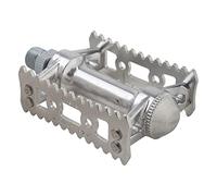 Mks Sylvan Stream Pedals Argenté Silver Alloy / Steel