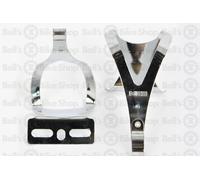 MKS Clips En Acier À Embout Renforcé CHROME Grand Piste Fixe Gear NJS