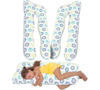 MKS Oreiller pour enfant 60 x 120 cm | Coussin de positionnement latéral pour enfant | Oreiller anti-stress pour enfants | Oreiller confortable pour la gestion du stress | Oreiller enfant câlin (lion)