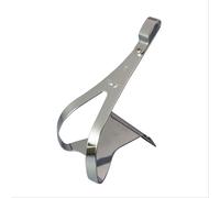 Mks RD STL Toe Clips XL Silver