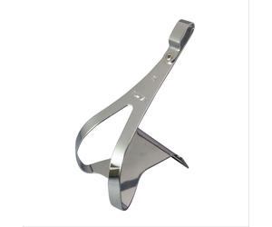MKS RD STL Toe Clips XL