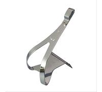 Mks RD STL Toe Clips XL Silver