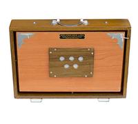 MKS Shruti box de concert - Bois de teck - Couleur naturelle - 13 Drone (Pdi-Agb)