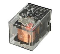 MKS2P AC110 | MKS2P 110VAC | 376281 | OMRON RELAY, PLUG-IN, 8-PIN, DPDT, 10 A, MECHANICAL INDICATOR, 110VAC