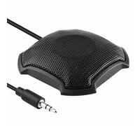 MKSDJFKA Microphone de conférence de Bureau D13, Microphone PC avec Prise Audio omnidirectionnelle à 360°, qualité sonore Claire pour l'enregistrement de vidéoconférence, Chat, Jeu, Cours