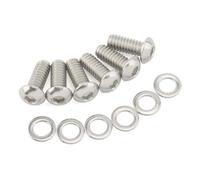 MKSZY Vis Allen Et Rondelles en Acier Inoxydable pour Carter d'embrayage pour H&Arley Big Twin Touring Dyna Softail (1999 Et Plus) Sportster XL XR (2004-2022)