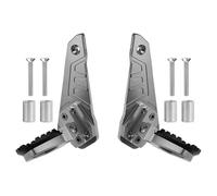 Mkucks-Pédale Arrière En Alliage D'aluminium,Repose-Pieds Pliants,Repose-Pieds De Passager,Pour Honda Xadv 750 Xadv750 2021-2023 - Type Silver-Black
