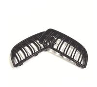 MKVAXR 1 paire de calandre à Double lattes avant brillant noir carbone mat 2 lignes, for BMW, for E90 E91 4 portes 2005 2005 2007 2008 Grille de radiateur