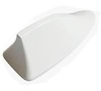 MKVAXR 1X antennes de Signal voiture, for antenne aileron requin, for M3 M5 E46 E39 E36 E90, for E60 F30 E30 E34 F10 E53 F20, for X3, for X5 Couvercle de capuchon d'antenne d'autoradio(WHITE)