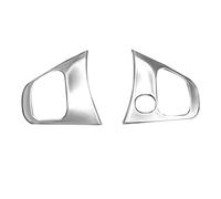 MKVAXR 2 pièces corps de voiture style détecteur intérieur bâton volant | ABS Chrome Kit intérieur cadre de garniture, pour Renault, pour Captur 2016