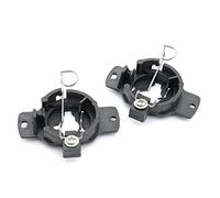 MKVAXR 2 pièces H1 adaptateur d'ampoule de phare support de douille de retenue support de base de capuchon d'ampoule au xénon clips de montage, for N/issan Skyline GT-R R32, N/issan 240SX Silvia, N/is